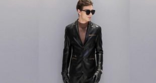 Blouson cuir homme mode 2025