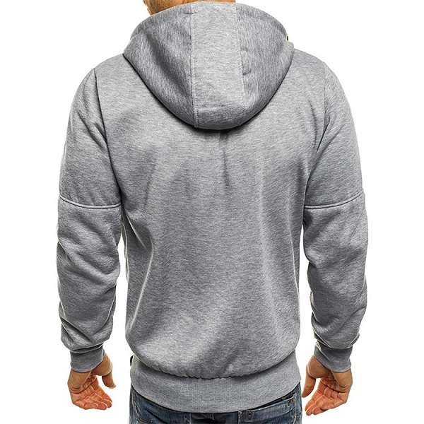 Sweat à Capuche Homme Élégant - Col Zippé, Poche Kangourou | Pull Décontracté Pour Sport, Loisirs, Quotidien