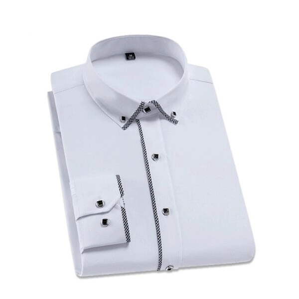 Chemise blanche à manches longues mode 2024