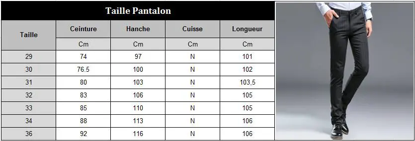 Pantalon Homme Chino Rayé Stretch - Coupe Ajustée, Élégant Décontracté - Pour Bureau Ou Loisirs