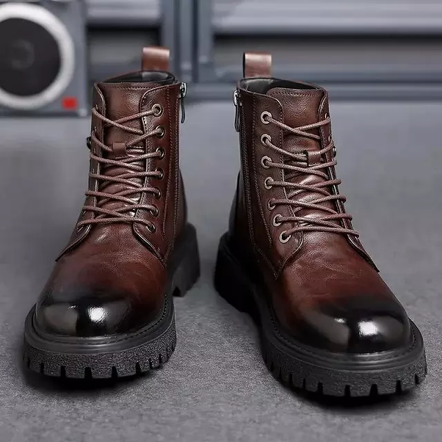 Bottes homme bout rond – Image 2