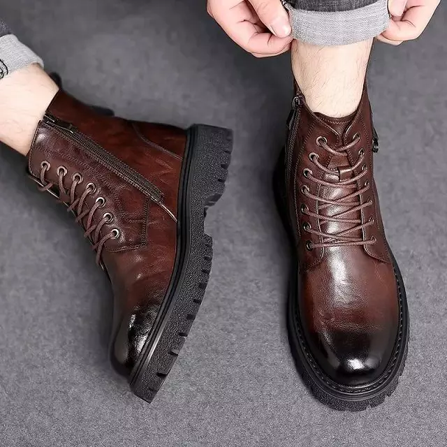 Bottes homme bout rond – Image 5