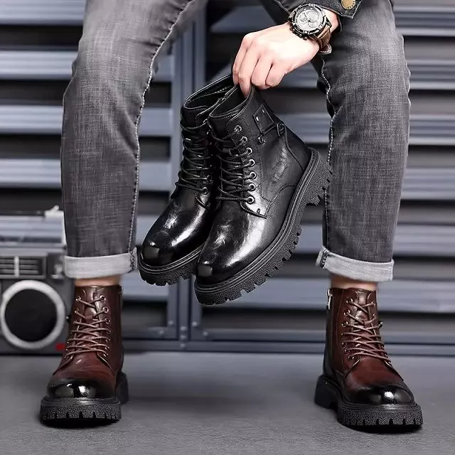 Bottes homme bout rond – Image 6