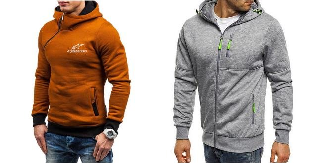 Sweat-shirt À Capuche Homme Unicolor - Coupe Confortable, Tendance, Idéal Pour Le Sport Ou Les Loisirs En Saison Froide