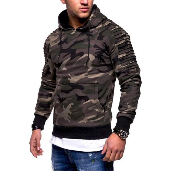 Sweat à Capuche Divided Camouflage Avec Inscription Tokyo Japon – Taille M, Occasion Très Bon état