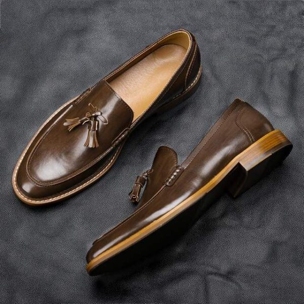 Mocassin mariage homme