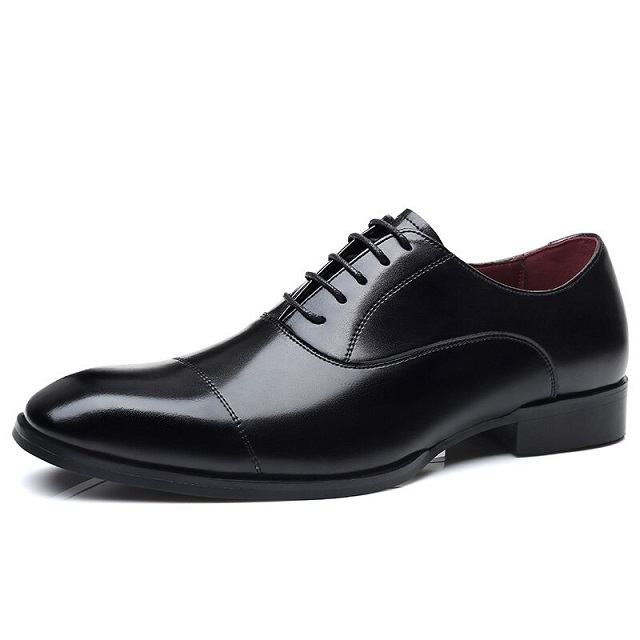 Chaussures Habillées Oxford Pour Homme – Cuir Souple, Bout Pointu, Confortables Pour Mariage Ou Bureau