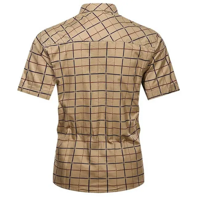 Chemise à carreaux homme – Image 4