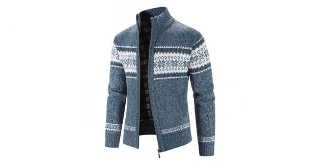 tendance cardigan homme hiver 2024