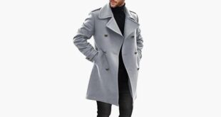 Manteau trench coat homme 2024