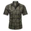 Chemise à carreaux multi poches