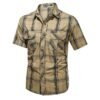 Chemise à carreaux multi poches – Image 4