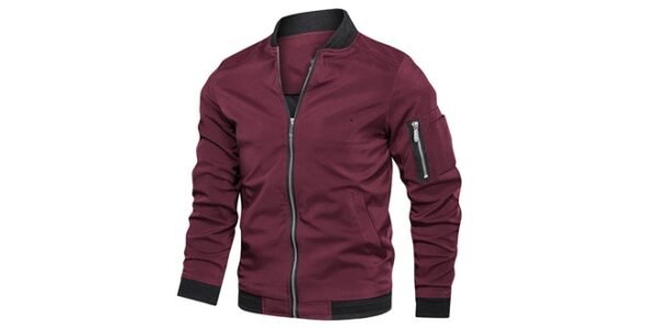 Vêtement Printemps Automne Style Aviateur - Blouson Léger